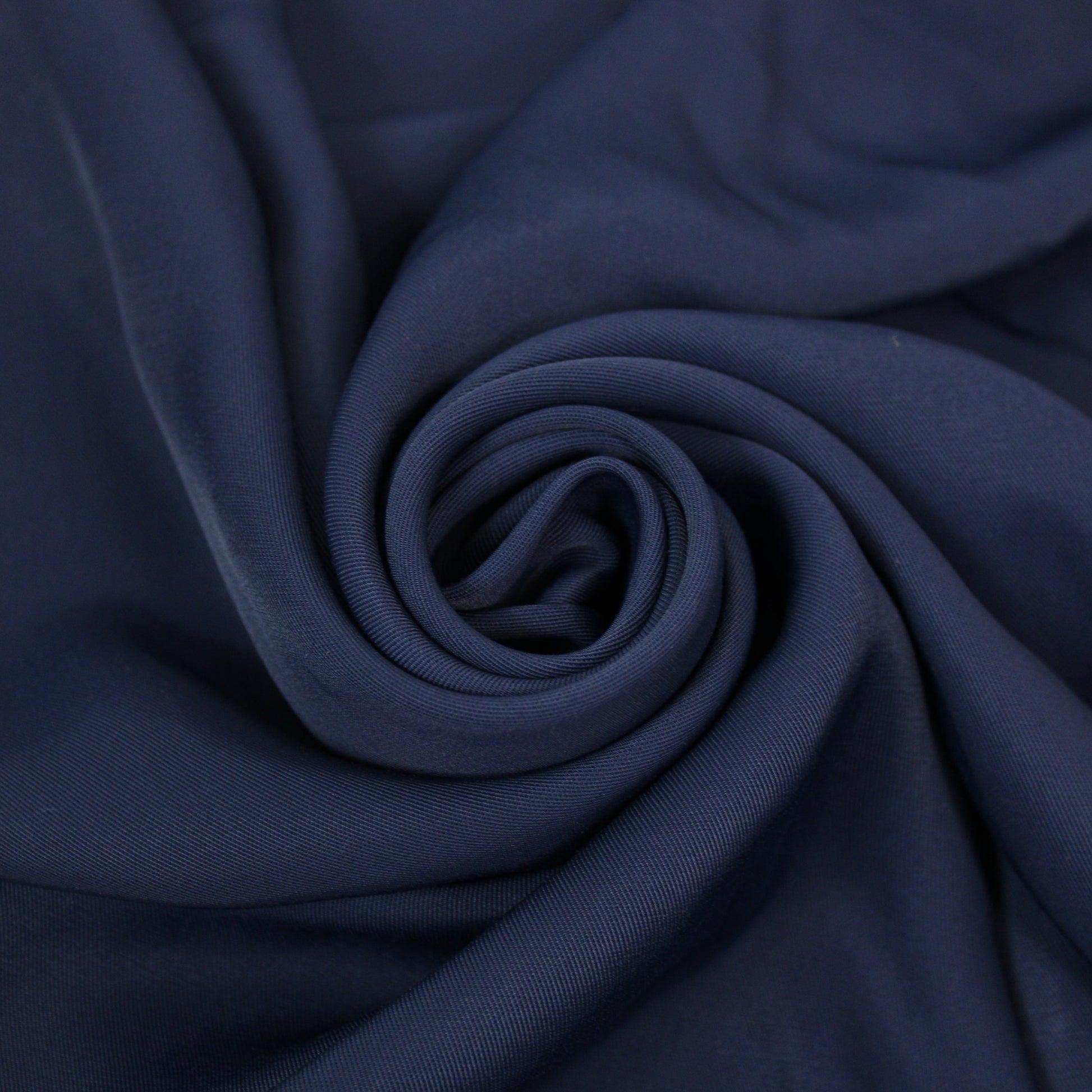 Tissu twill viscose - bleu marine - photo 1/4 | So Tissus
