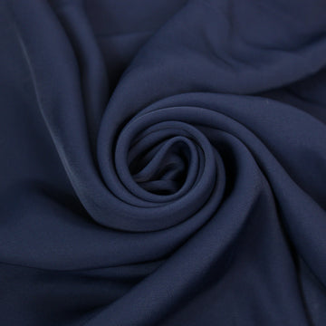 Tissu twill viscose - bleu marine