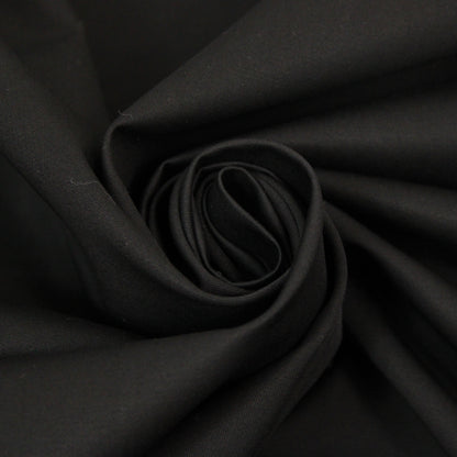 Tissu gabardine imperméable - noir - photo 1/4 | So Tissus