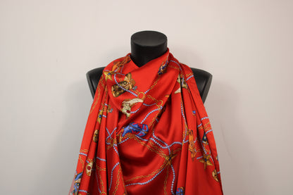 Tissu twill - imprimé santiags - rouge et multicolore - photo 4/5 | So Tissus