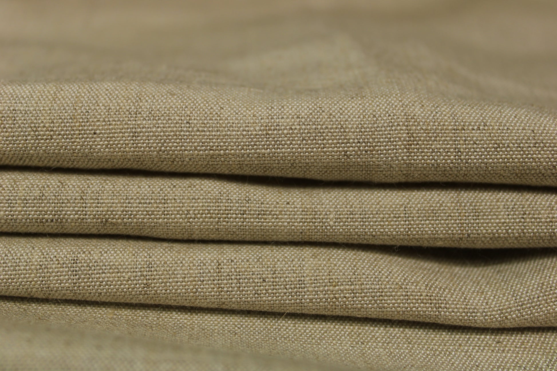 Tissu toile de lin - beige ( naturel ) - photo 2/4 | So Tissus