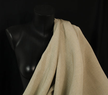Tissu toile de lin - beige ( naturel ) - photo 3/4 | So Tissus