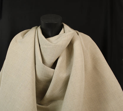 Tissu toile de lin - beige ( naturel ) - photo 4/4 | So Tissus