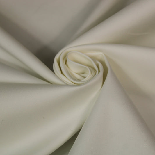 Tissu gabardine de coton prestige - blanc - photo 1/4 | So Tissus
