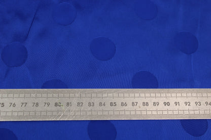 Tissu crêpe viscose - à pois - bleu électrique - photo 5/5 | So Tissus