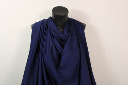 Tissu maille maillot de bain - bleu marine - photo 4/4 | So Tissus