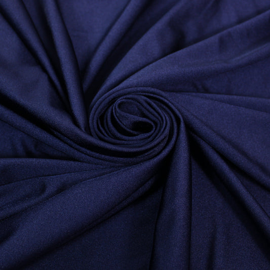 Tissu maille maillot de bain - bleu marine - photo 1/4 | So Tissus