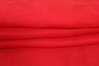 Tissu tencel cupro - rouge garance - photo 2/4 | So Tissus