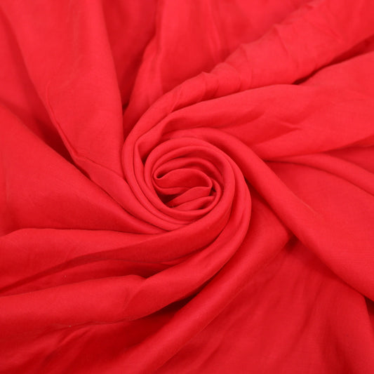 Tissu tencel cupro - rouge garance - photo 1/4 | So Tissus