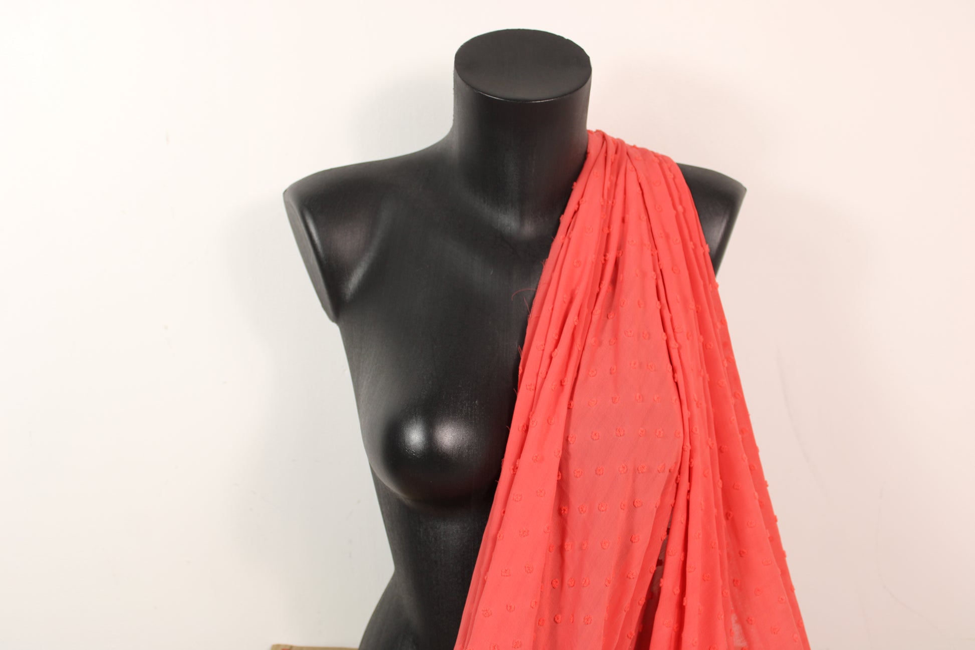 Tissu plumetis - corail - photo 3/6 | So Tissus
