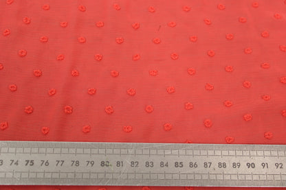 Tissu plumetis - corail - photo 5/6 | So Tissus