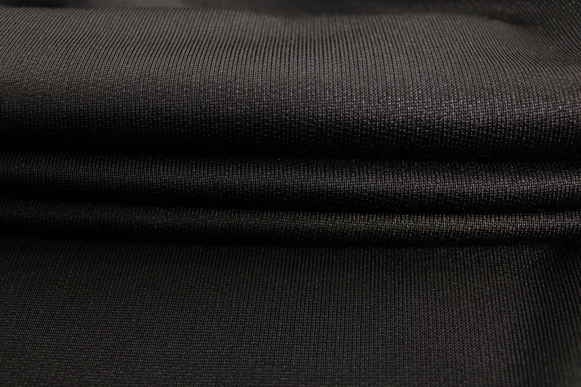 Tissu molleton french terry - noir - photo 2/5 | So Tissus