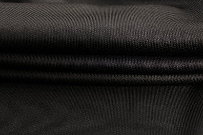 Tissu molleton french terry - noir - photo 2/5 | So Tissus
