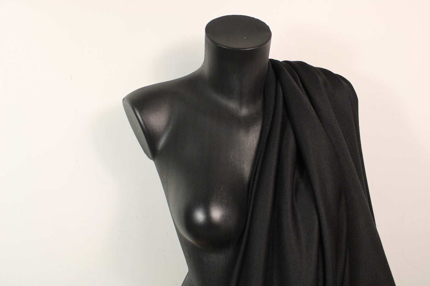 Tissu molleton french terry - noir - photo 3/5 | So Tissus