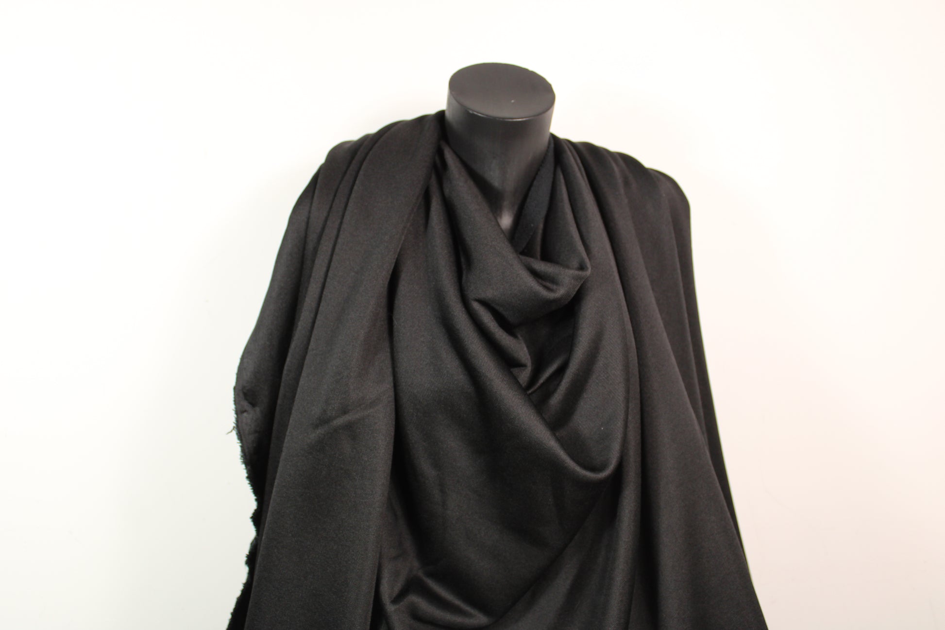 Tissu molleton french terry - noir - photo 4/5 | So Tissus