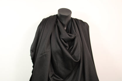 Tissu molleton french terry - noir - photo 4/5 | So Tissus