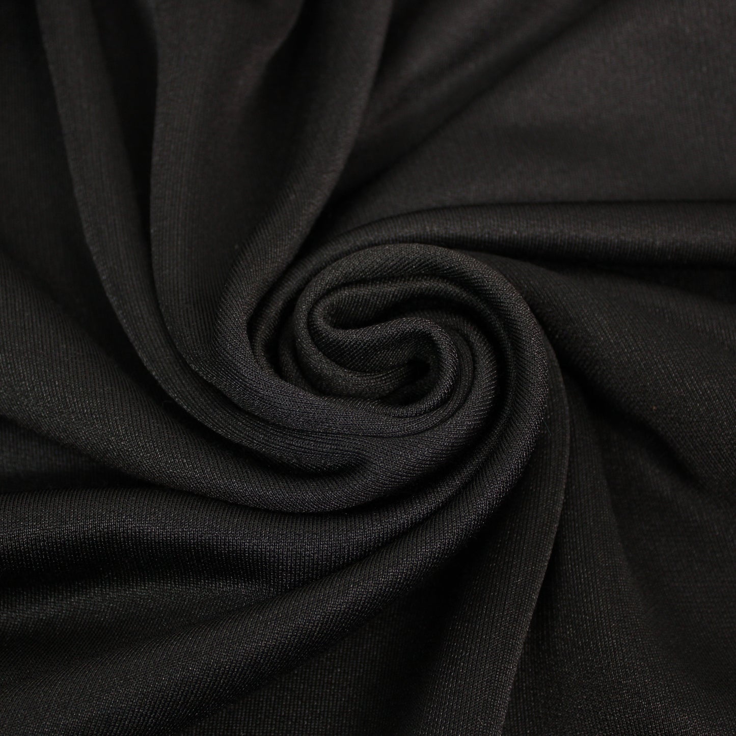 Tissu molleton french terry - noir - photo 1/5 | So Tissus