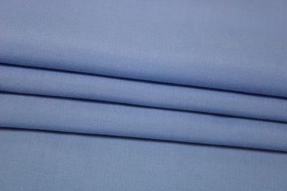Tissu popeline coton acétate - bleu ciel - photo 2/4 | So Tissus