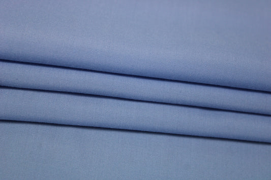 Tissu popeline coton acétate - bleu ciel - photo 2/4 | So Tissus