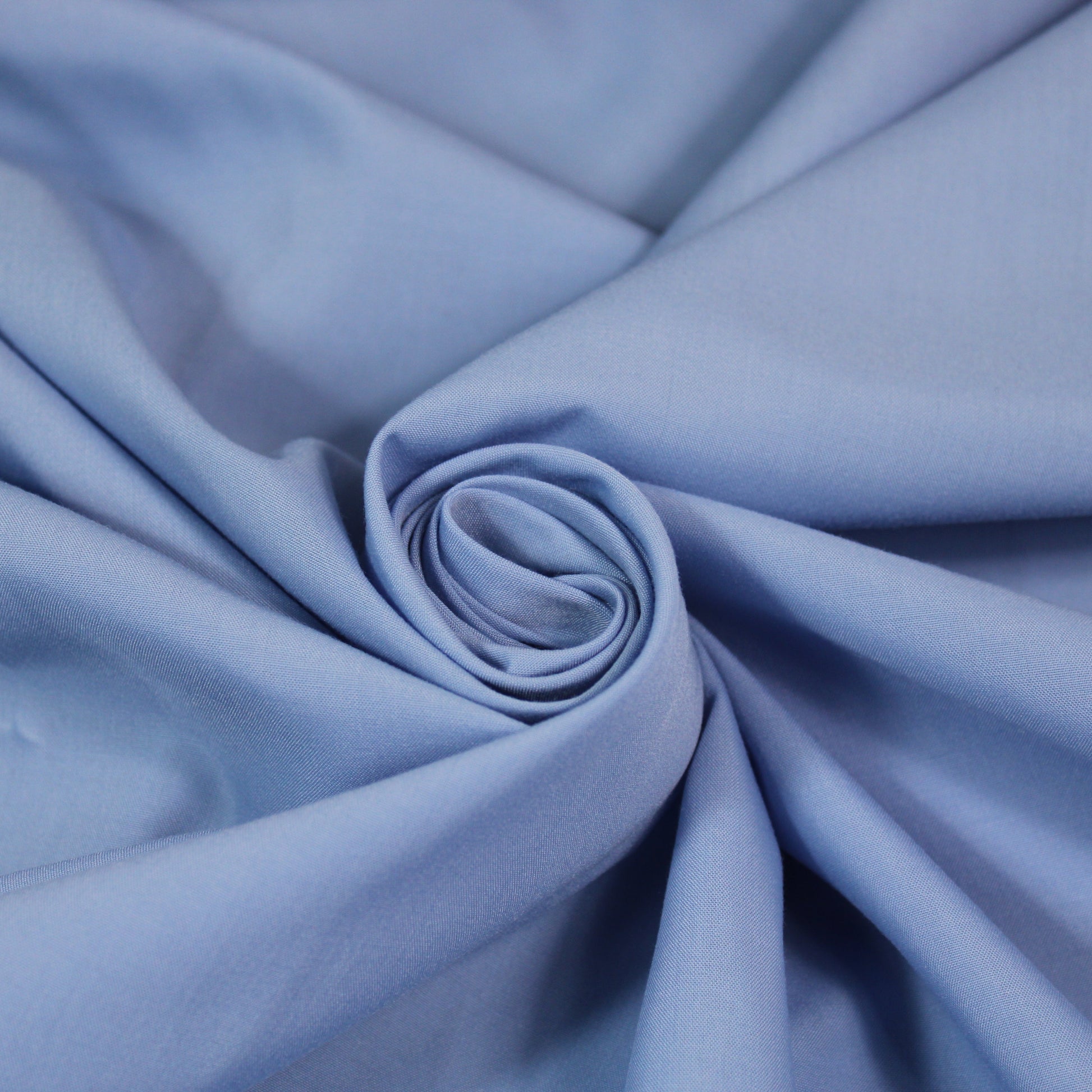 Tissu popeline coton acétate - bleu ciel - photo 1/4 | So Tissus