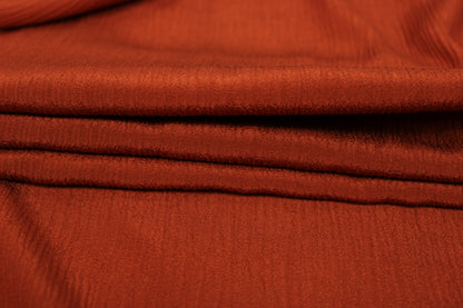 Tissu crêpon  - terracotta - photo 2/4 | So Tissus