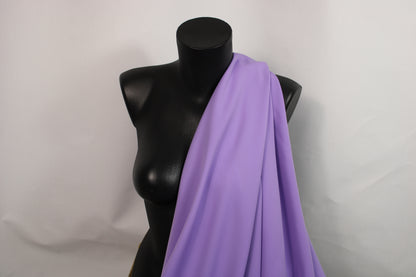 Tissu crêpe - lilas - photo 3/4 | So Tissus