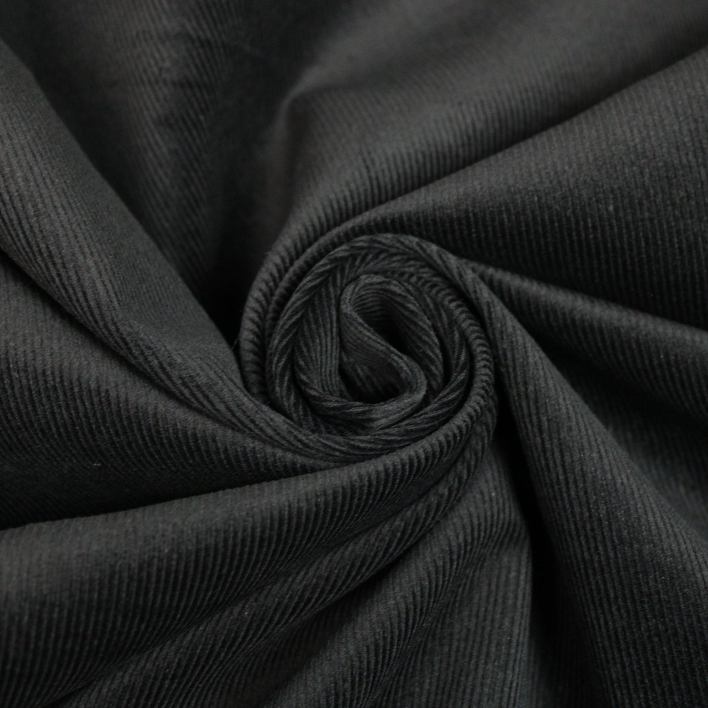 Tissu velours côtelé - noir - photo 1/4 | So Tissus