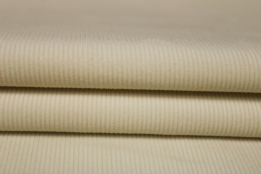 Tissu velours côtelé - ivoire - photo 2/4 | So Tissus
