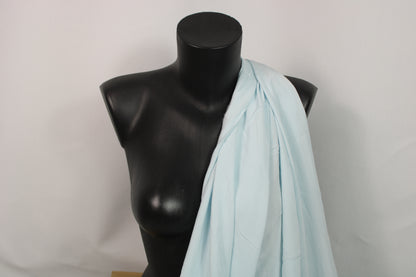 Tissu crêpe viscose - bleu ciel - photo 3/4 | So Tissus