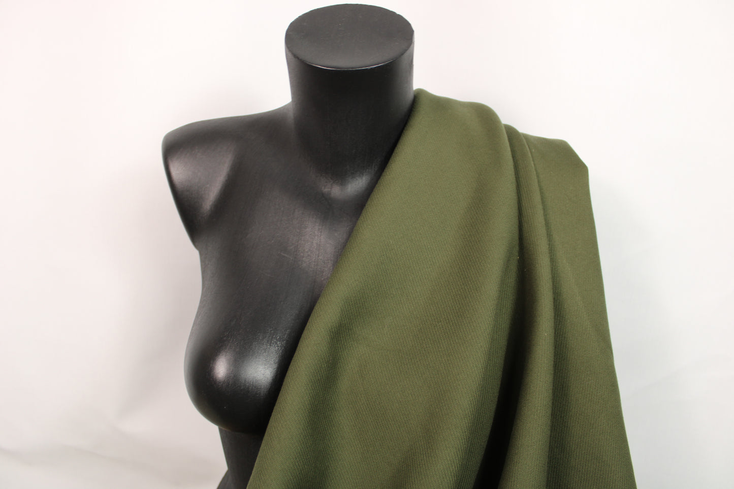Tissu gabardine sergé de coton - kaki - photo 3/4 | So Tissus