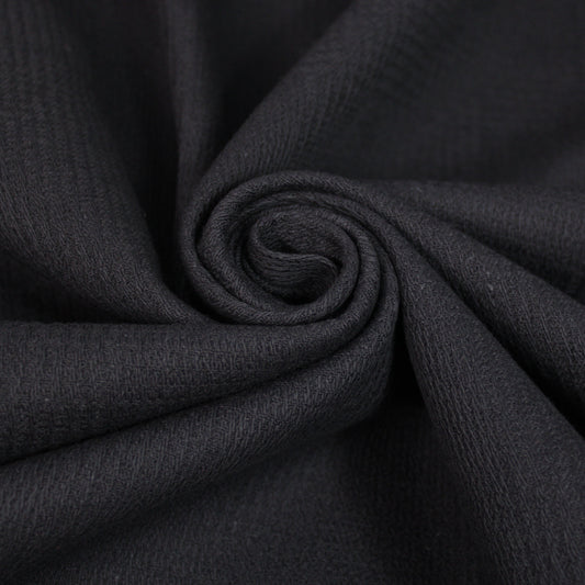 Tissu tweed coton tissé - bleu marine foncé - photo 1/4 | So Tissus