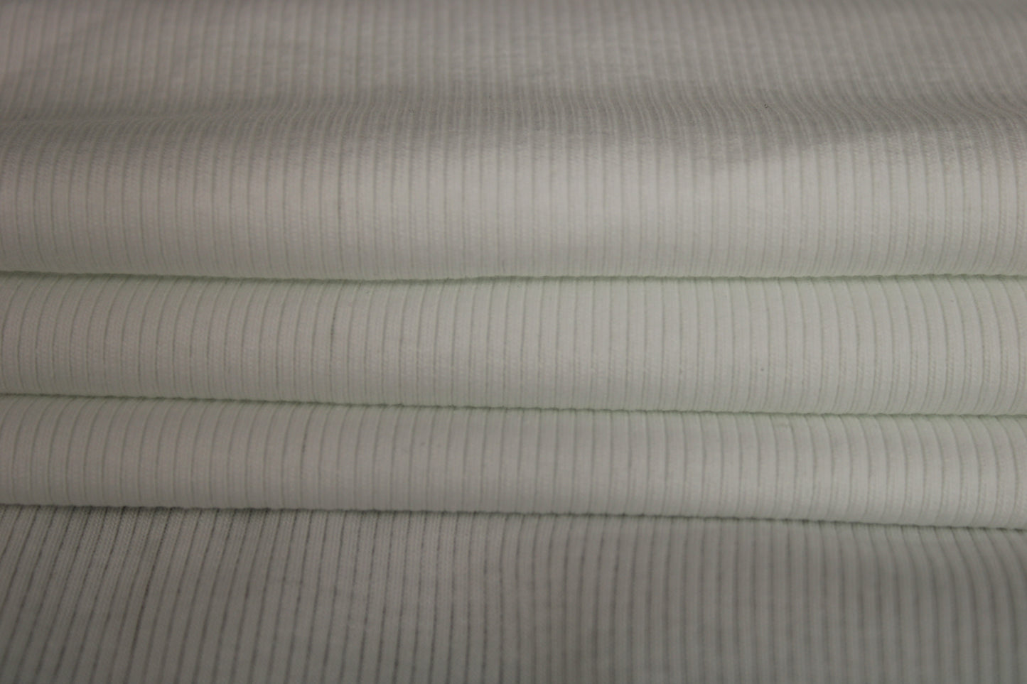 Tissu maille côtelé - blanc - photo 2/4 | So Tissus