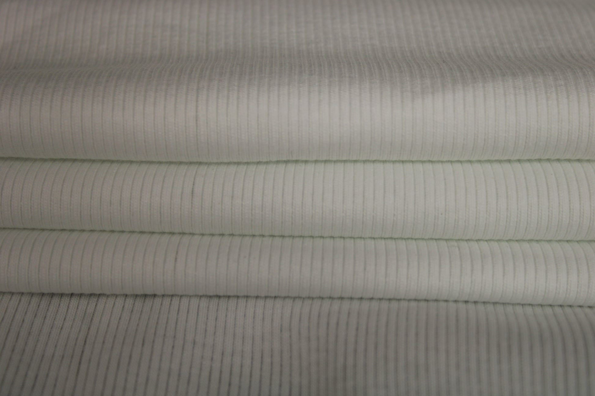 Tissu maille côtelé - blanc - photo 2/4 | So Tissus