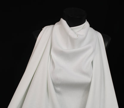 Tissu maille côtelé - blanc - photo 4/4 | So Tissus
