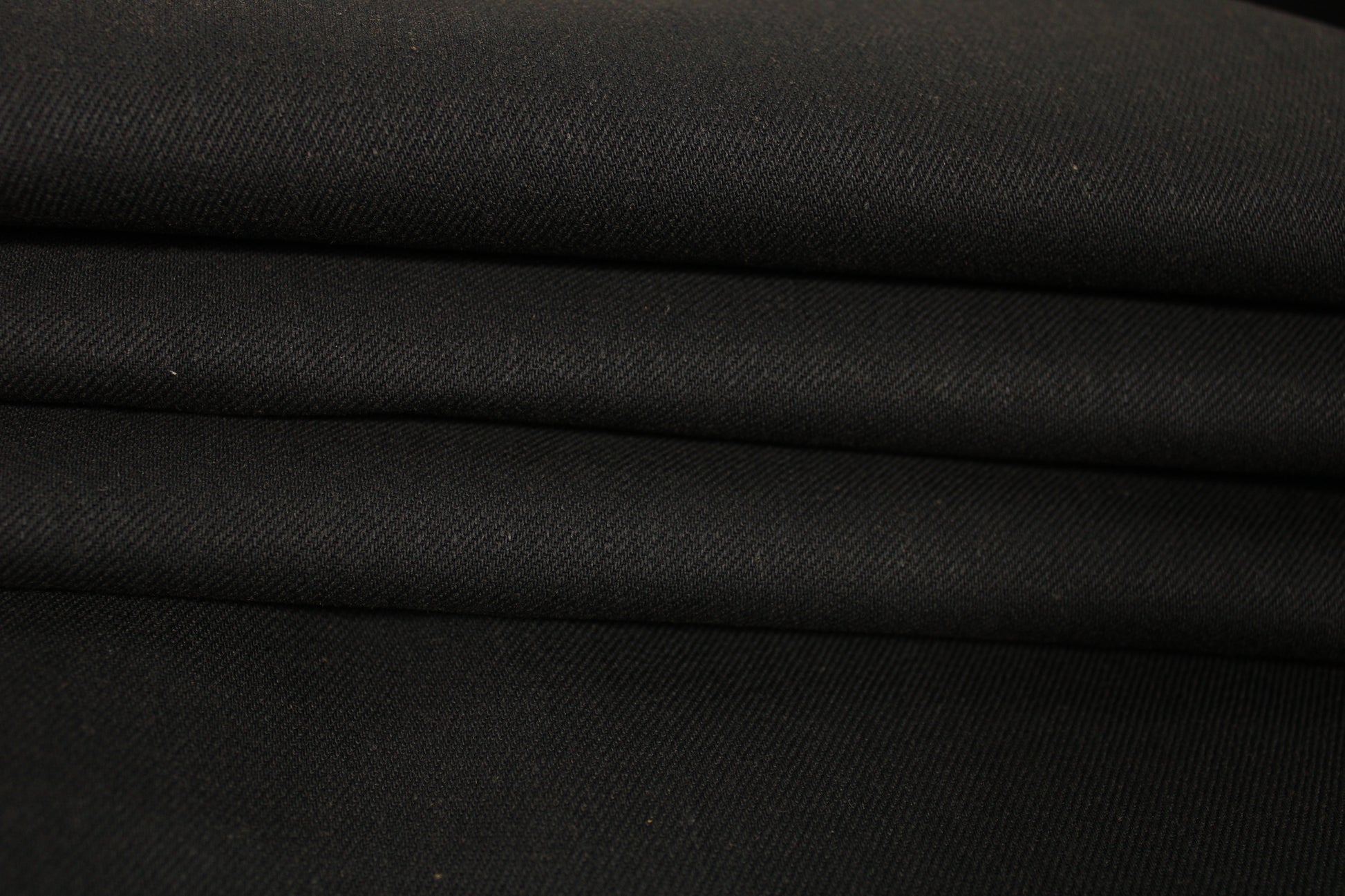 Tissu denim - noir - photo 2/4 | So Tissus