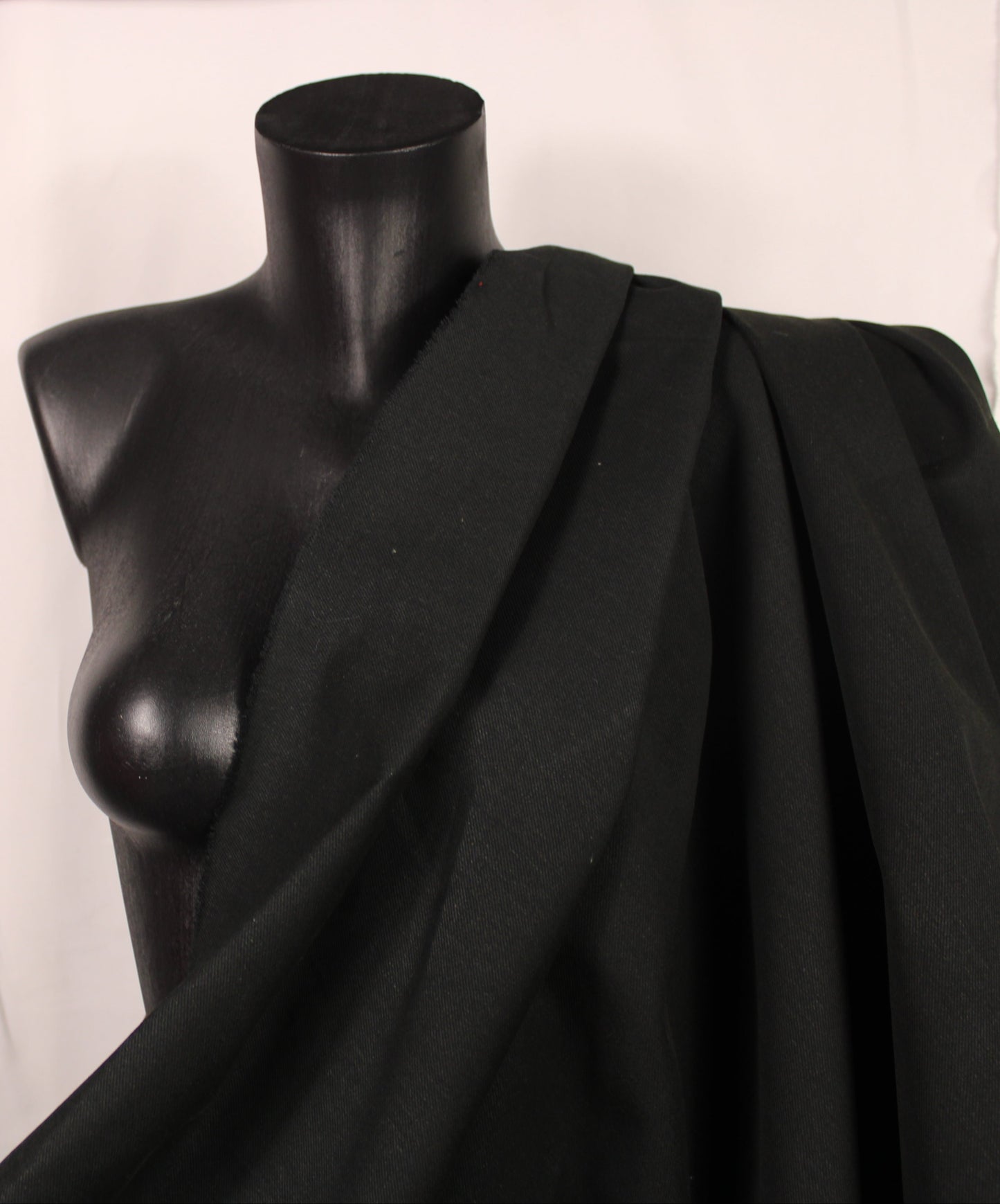 Tissu denim - noir - photo 3/4 | So Tissus