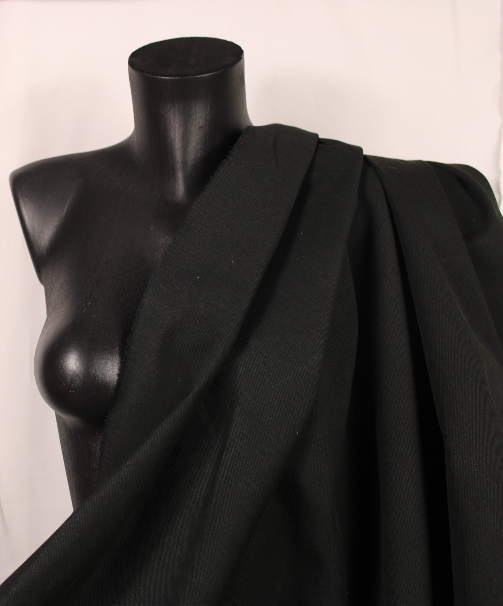 Tissu denim - noir - photo 3/4 | So Tissus