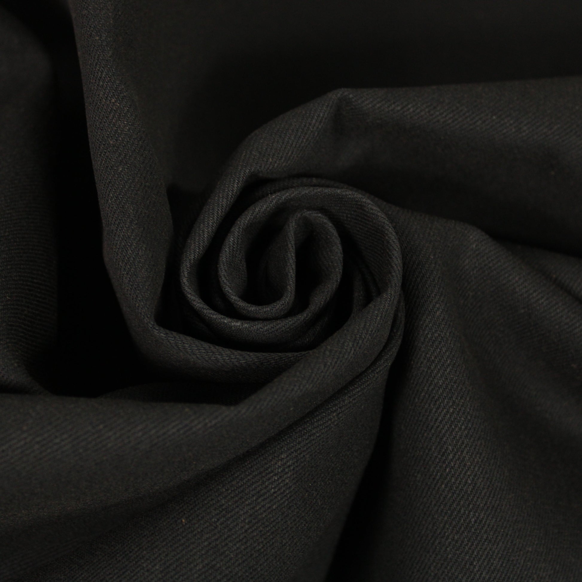 Tissu denim - noir - photo 1/4 | So Tissus