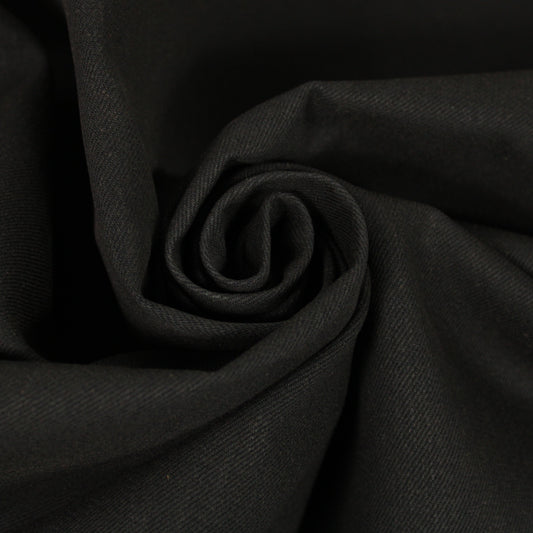 Tissu denim - noir - photo 1/4 | So Tissus