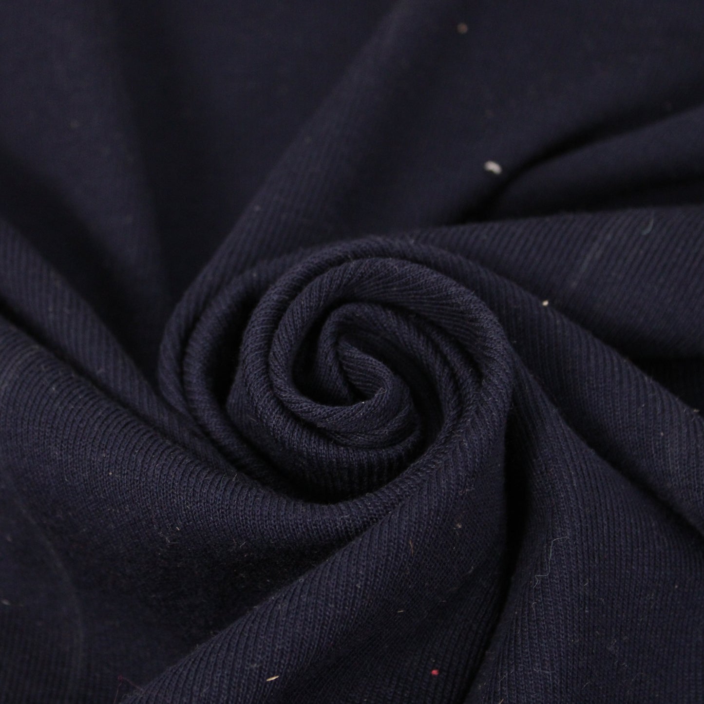 Tissu maille côtelé - bleu marine - photo 1/4 | So Tissus