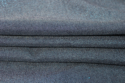 Tissu denim irisé - bleu ciel - photo 2/4 | So Tissus