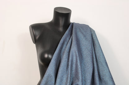 Tissu denim irisé - bleu ciel - photo 3/4 | So Tissus