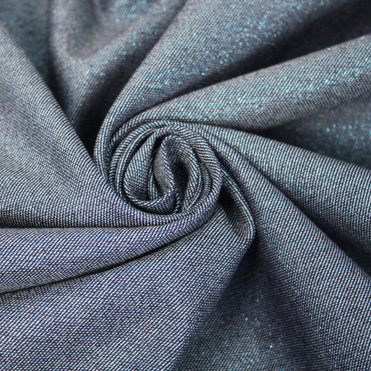Tissu denim irisé - bleu ciel - photo 1/4 | So Tissus