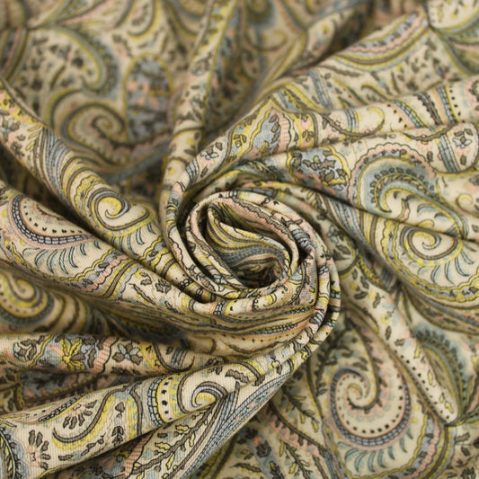 Tissu gabardine de coton - imprimé cachemire - photo 1/5 | So Tissus