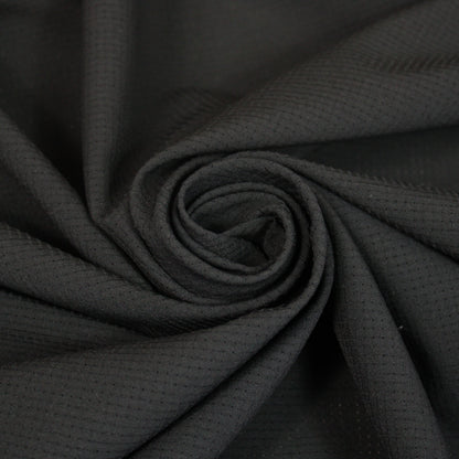 Tissu crêpe perforé - noir - photo 1/4 | So Tissus