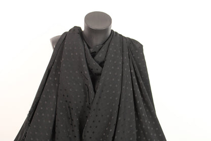 Tissu crêpe viscose - à pois - noir - photo 4/5 | So Tissus