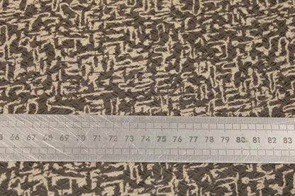 Tissu crêpe de chine 100% soie - imprimé tacheté - gris et beige - photo 5/5 | So Tissus