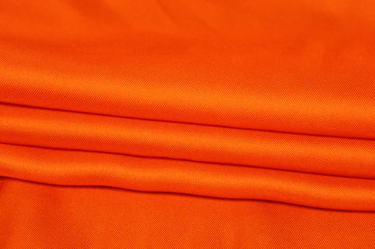 Tissu twill de soie - orange vif - photo 2/4 | So Tissus