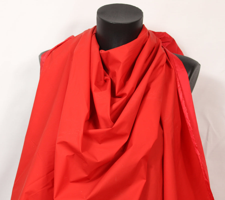 Tissu technique imperméable - rouge