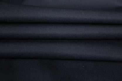 Tissu gabardine de coton prestige - bleu marine - photo 2/4 | So Tissus